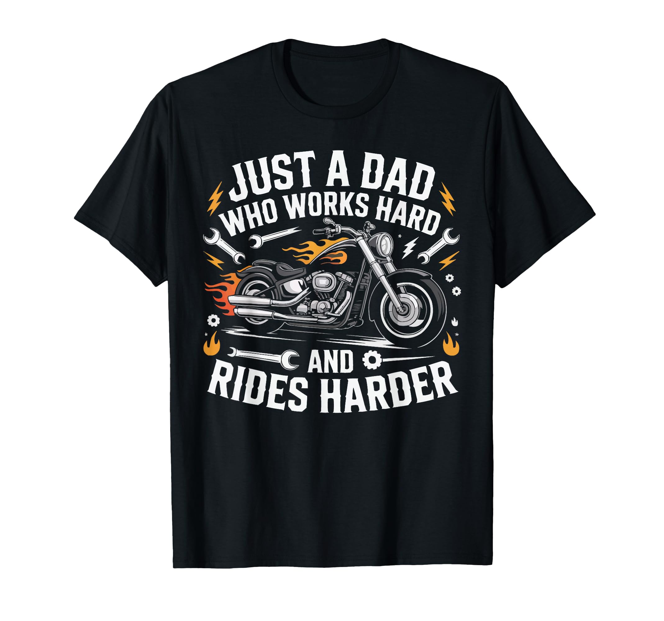 Motorcycle Dad Motorcyle Rider Daddy T-Shirt - Fun Novelty Design Unisex - T-Shirt, Sweatshirt, Hoodie