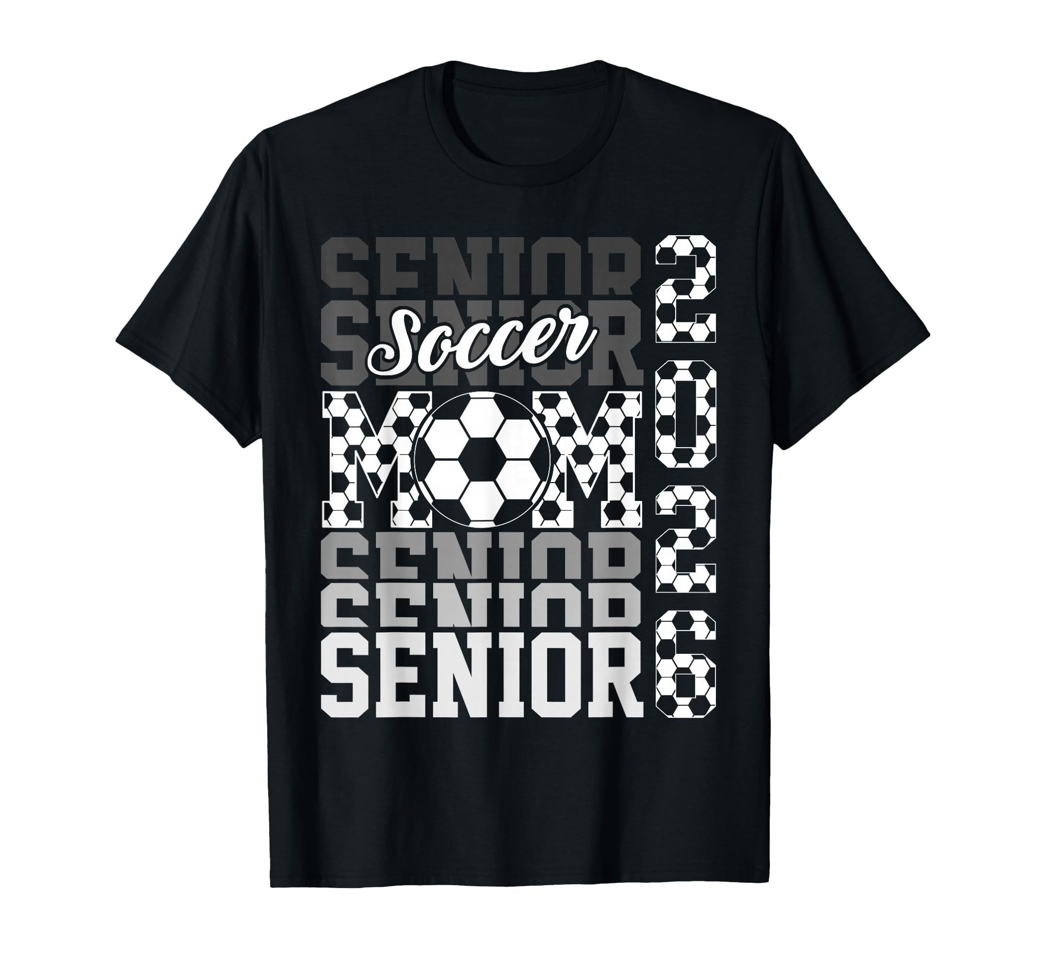 2026 Soccer Senior Mom Graduation T-Shirt - Graphic Print Men Women - T-Shirt, Sweatshirt, Hoodie
