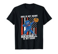Dad Is My Name Baseball Is My Game T-Shirt - Fun Novelty Design Men Women - T-Shirt, Sweatshirt, Hoodie