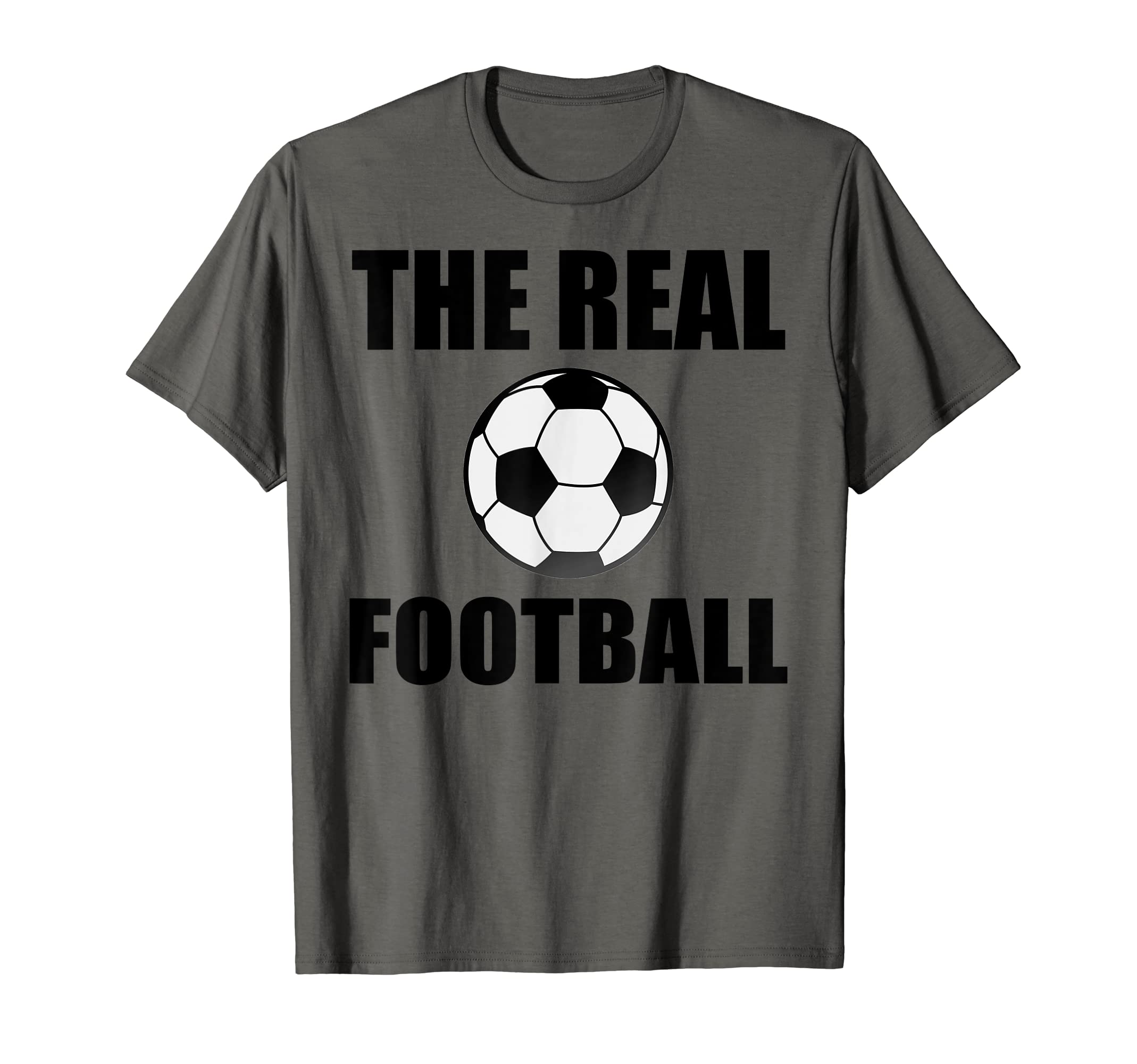 Real Football Soccer Ball World And T-Shirt - Custom Art Print Men Women - T-Shirt, Sweatshirt, Hoodie
