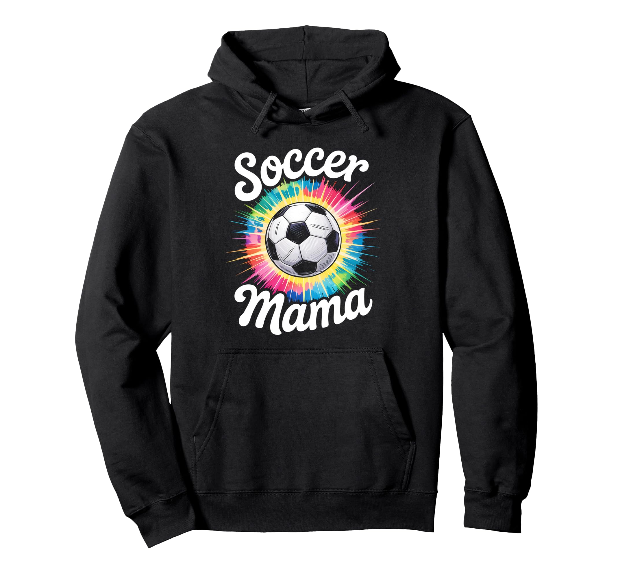 Soccer Mama Mom Tie Dye Hoodie - Fun Novelty Design Unisex - T-Shirt, Sweatshirt, Hoodie