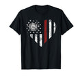 Heart Firefighter Emt Department Fireman T-Shirt - Unique Graphic Unisex - T-Shirt, Sweatshirt, Hoodie