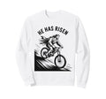 Funny Jesus Cycling Cyclist Sweatshirt - Novelty Apparel for Adults - T-Shirt, Sweatshirt, Hoodie