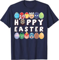 Easter Hoppy Group Eggs Small - Adult & Kids T-Shirts, Sweatshirts & Hoodies apparel design preview 1