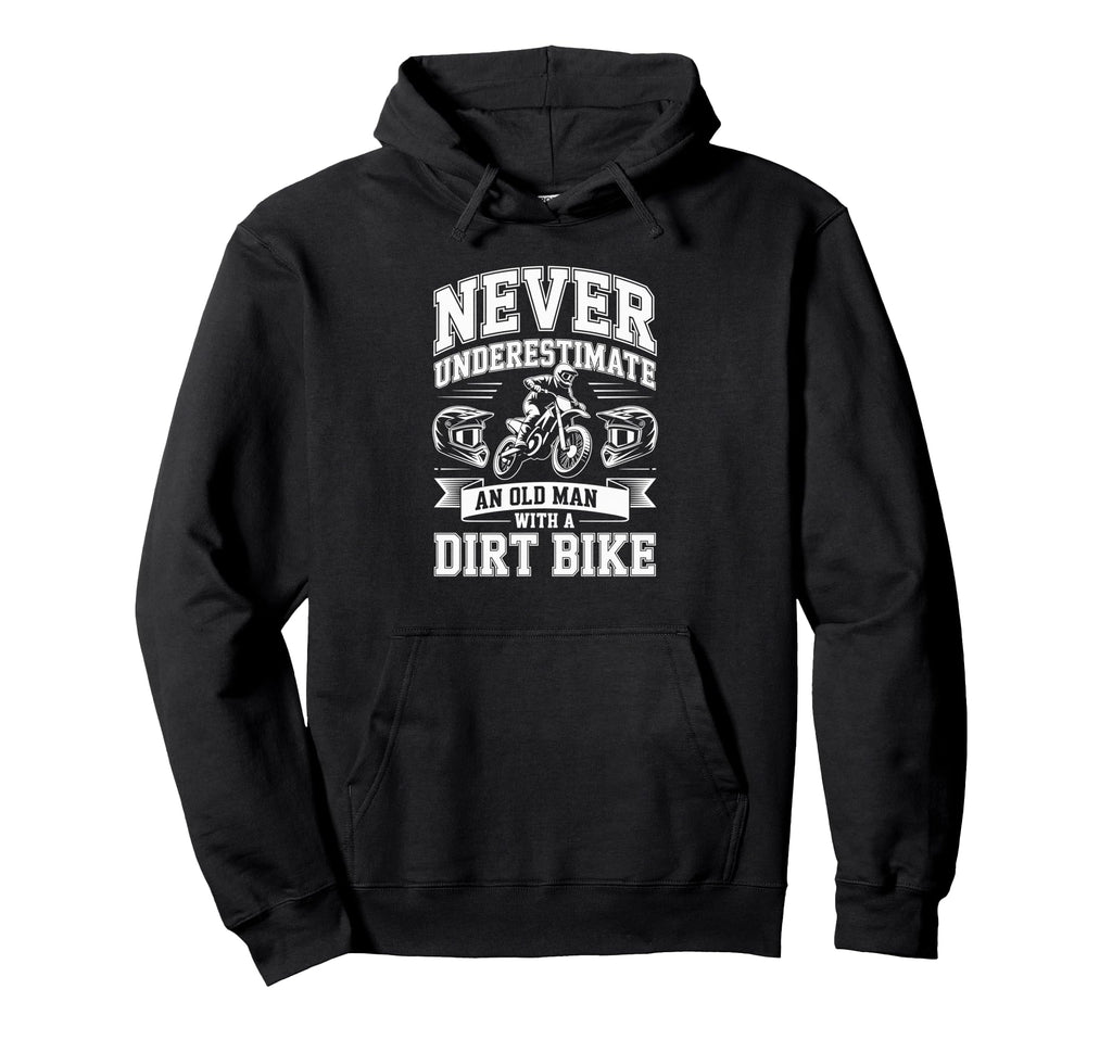 Veteran Motorcycle Racers Conquer Hoodie - Novelty Apparel for Adults - T-Shirt, Sweatshirt, Hoodie