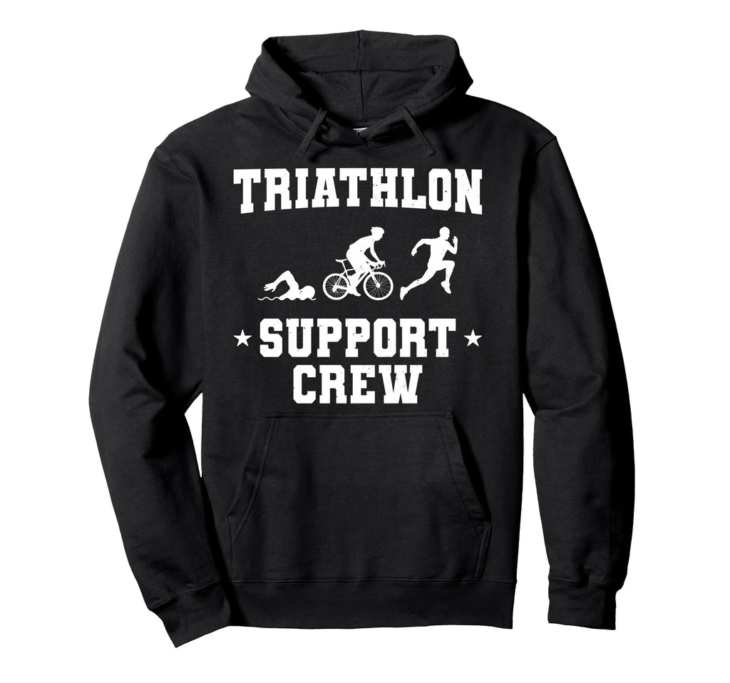 Triathlon Art Swimming Cycling Running Hoodie - Unique Graphic Unisex - T-Shirt, Sweatshirt, Hoodie