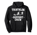 Triathlon Art Swimming Cycling Running Hoodie - Unique Graphic Unisex - T-Shirt, Sweatshirt, Hoodie
