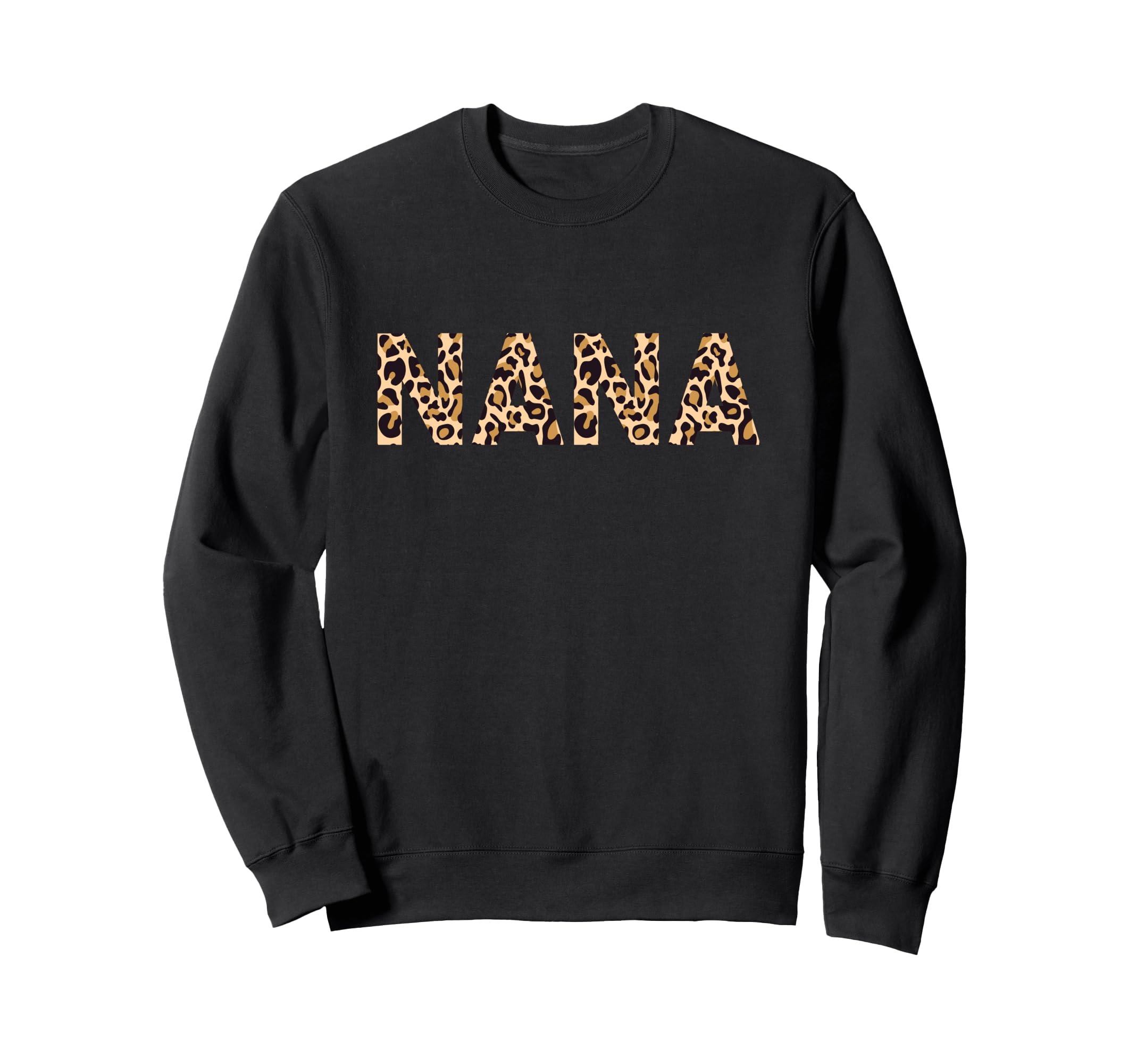 Nana Leopard Grandma Mothers Day Sweatshirt - Graphic Print for Adults - T-Shirt, Sweatshirt, Hoodie