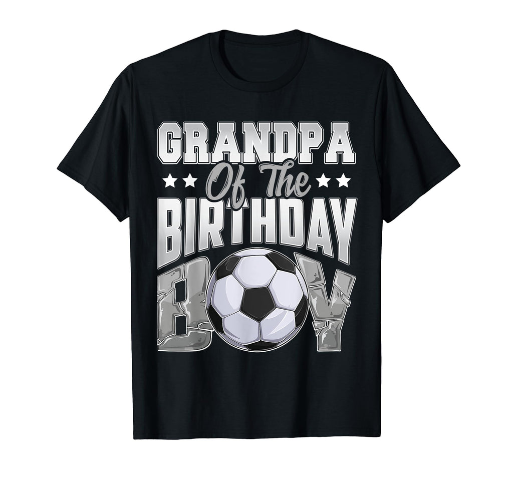 Grandpa Soccer Birthday Family T-Shirt - Aesthetic Graphic for Adults - T-Shirt, Sweatshirt, Hoodie