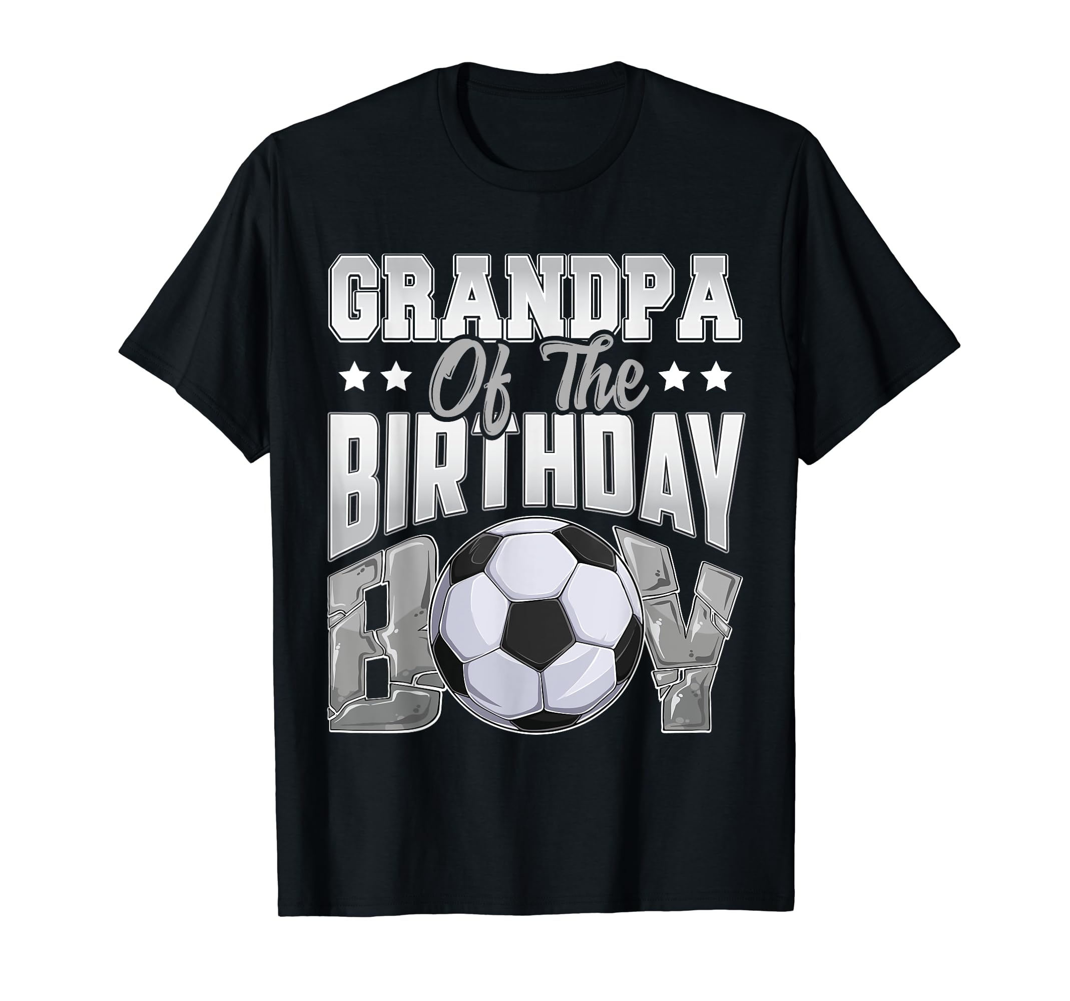 Grandpa Soccer Birthday Family T-Shirt - Aesthetic Graphic for Adults - T-Shirt, Sweatshirt, Hoodie