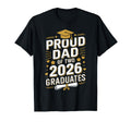Proud Dad Two 2026 Graduates Class 2026 T-Shirt - Graphic Print for Adults - T-Shirt, Sweatshirt, Hoodie