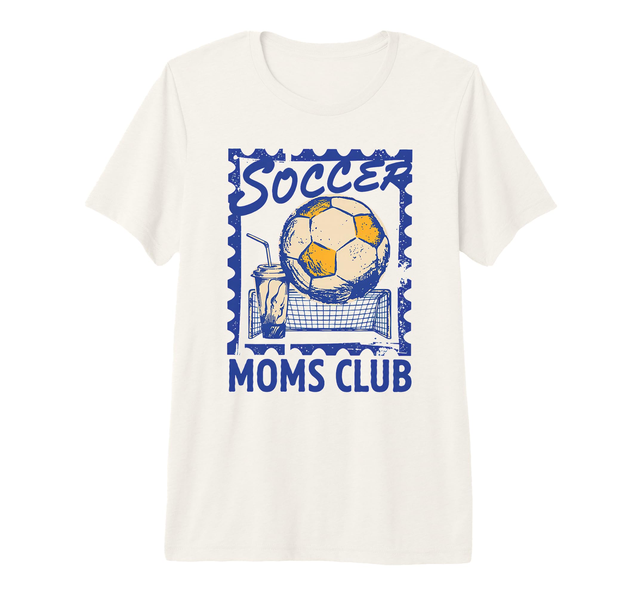 Soccer Football Moms Club Funny T-Shirt - Minimalist Print for Adults - T-Shirt, Sweatshirt, Hoodie