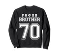 Number 70 Custom Proud Soccer Futbol Sweatshirt - Unique Graphic Unisex - T-Shirt, Sweatshirt, Hoodie