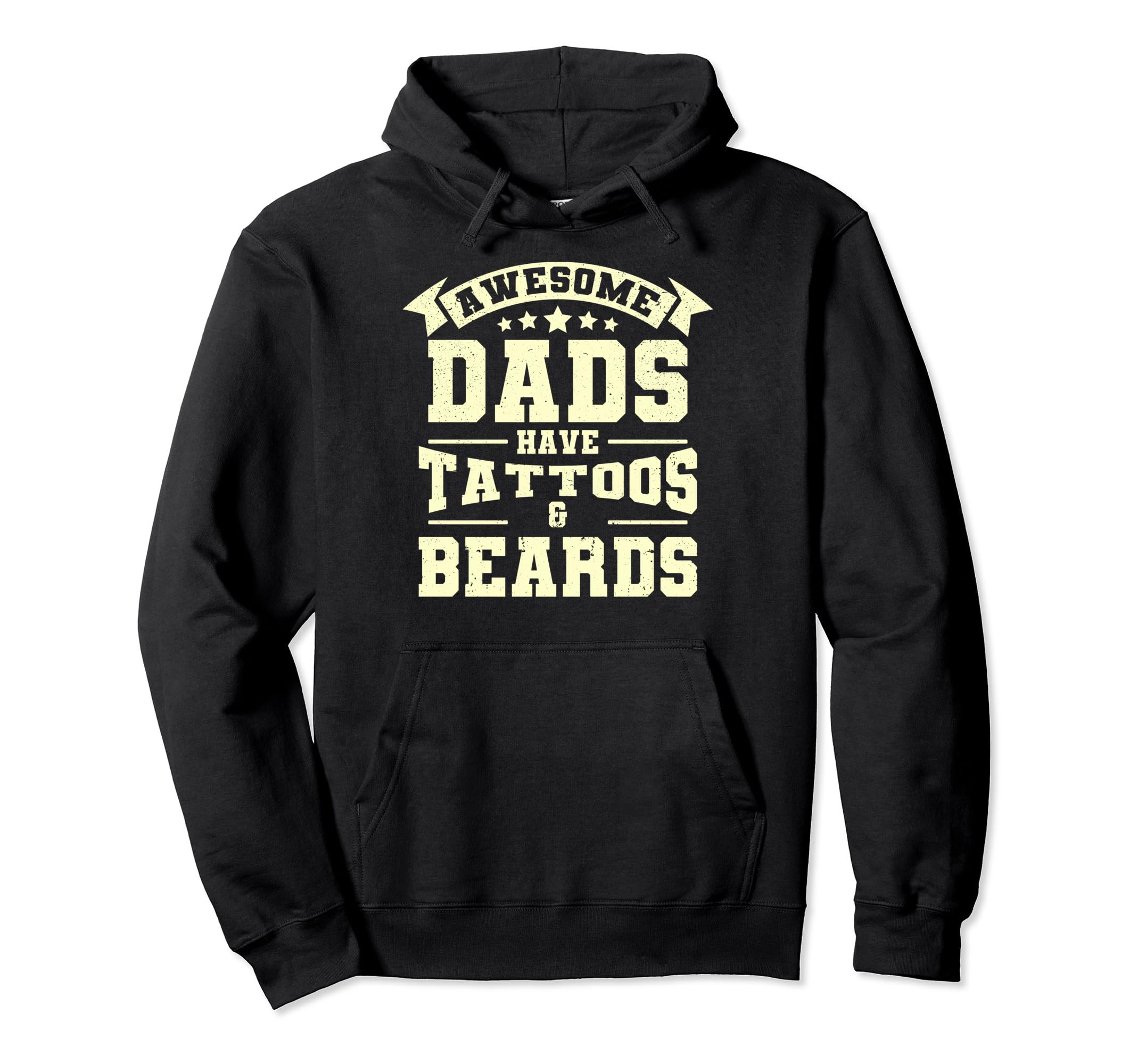 Dad Beard Awesome Dads Have Hoodie - Casual Everyday Wear for Adults - T-Shirt, Sweatshirt, Hoodie