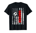 Us American Flag Soccer Patriotic T-Shirt - Fun Novelty Design for Adults - T-Shirt, Sweatshirt, Hoodie