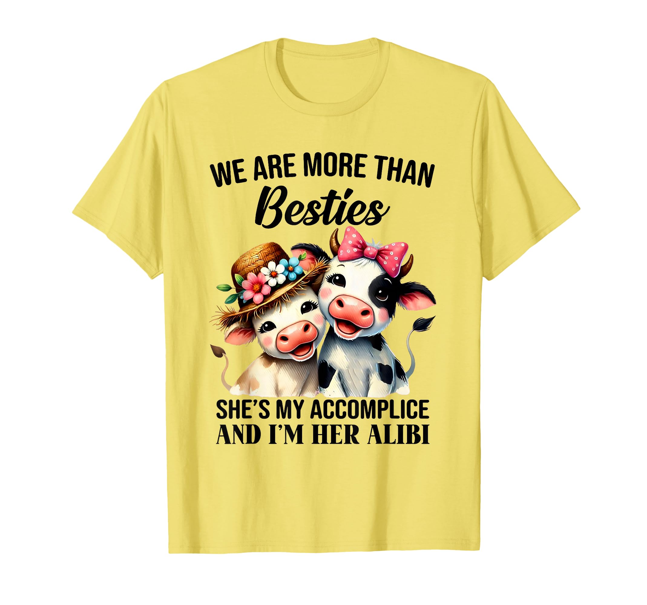 We Are More Than Besties Shes My T-Shirt - Minimalist Print for Adults - T-Shirt, Sweatshirt, Hoodie