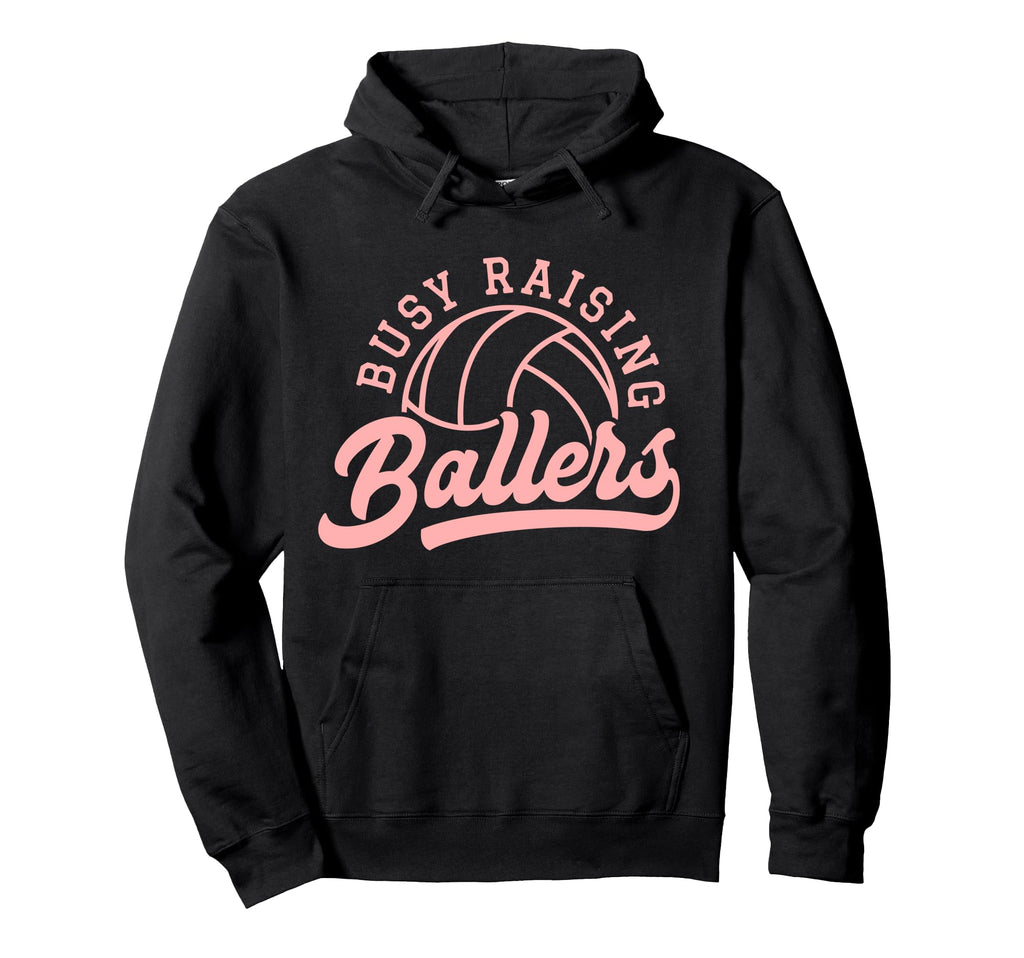 Volleyball Player Coach Busy Raising Hoodie - Unique Graphic Unisex - T-Shirt, Sweatshirt, Hoodie