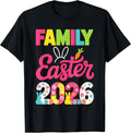 Family Easter 2026 Bunny Day Celebration - Adult & Kids T-Shirts, Sweatshirts & Hoodies apparel design preview 1