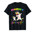 Mommy Birthday Dabbing Unicorn Princess T-Shirt - Unique Graphic Men Women - T-Shirt, Sweatshirt, Hoodie