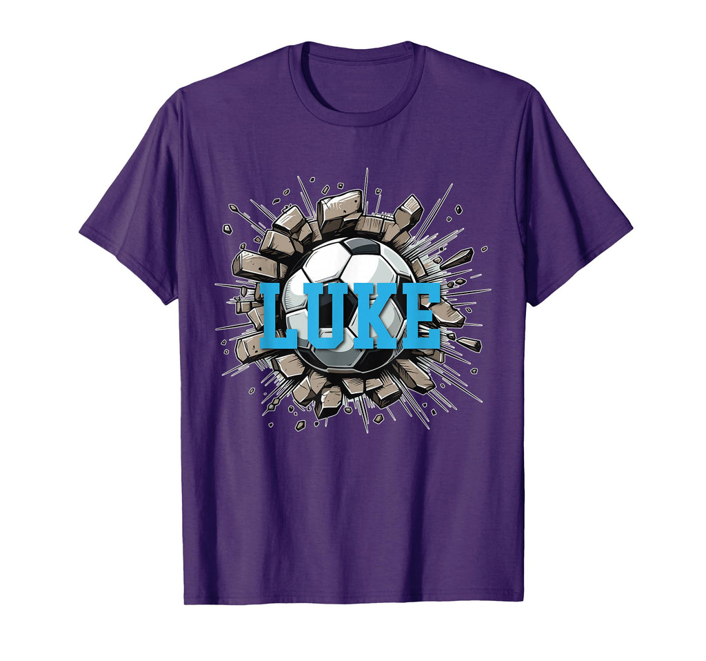 Luke Personalized Name Soccer Sports Sweatshirt - Novelty Apparel Unisex - T-Shirt, Sweatshirt, Hoodie