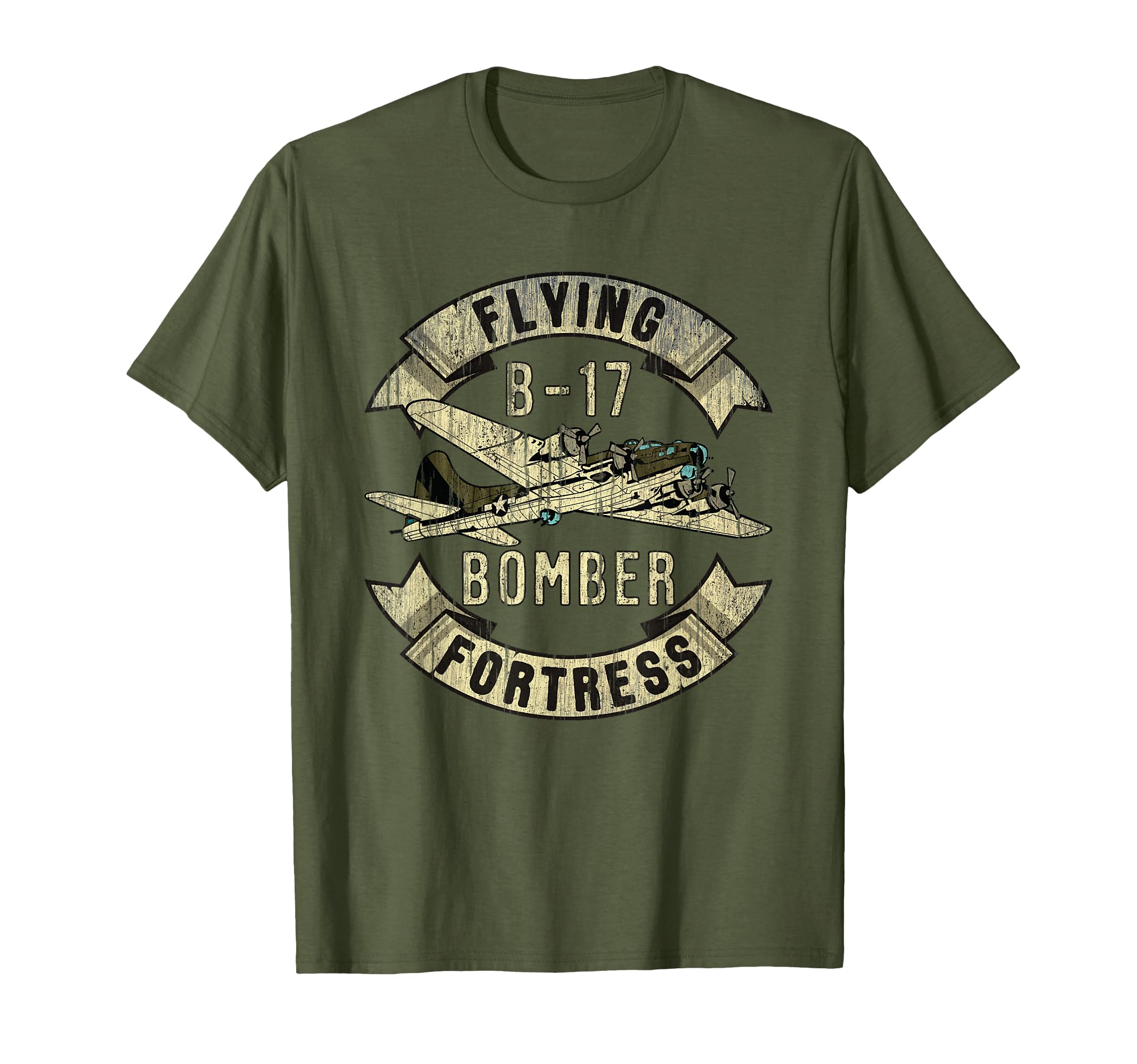 B 17 Bomber Ww2 Plane Aviation Airplane T-Shirt - Trendy Graphic Unisex - T-Shirt, Sweatshirt, Hoodie