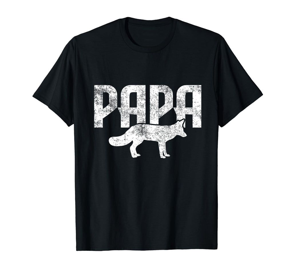 Foxes Papa Dad Daddy Father Fathers Day T-Shirt - Trendy Graphic for Adults - T-Shirt, Sweatshirt, Hoodie