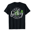 One Lucky Papa Funny Father Irish T-Shirt - Minimalist Print for Adults - T-Shirt, Sweatshirt, Hoodie