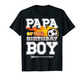 Papa Birthday Soccer Sport Matching T-Shirt - Custom Art Print Unisex - T-Shirt, Sweatshirt, Hoodie
