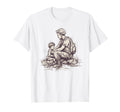 Dad Grandpa Veteran Veterans T-Shirt - Custom Art Print for Adults - T-Shirt, Sweatshirt, Hoodie
