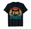 216 Cat Years Old 50Th Birthday Gift T-Shirt - Streetwear Style for Adults - T-Shirt, Sweatshirt, Hoodie