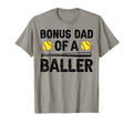 Bonus Dad Baller Softball Bonus Dad T-Shirt - Custom Art Print Men Women - T-Shirt, Sweatshirt, Hoodie
