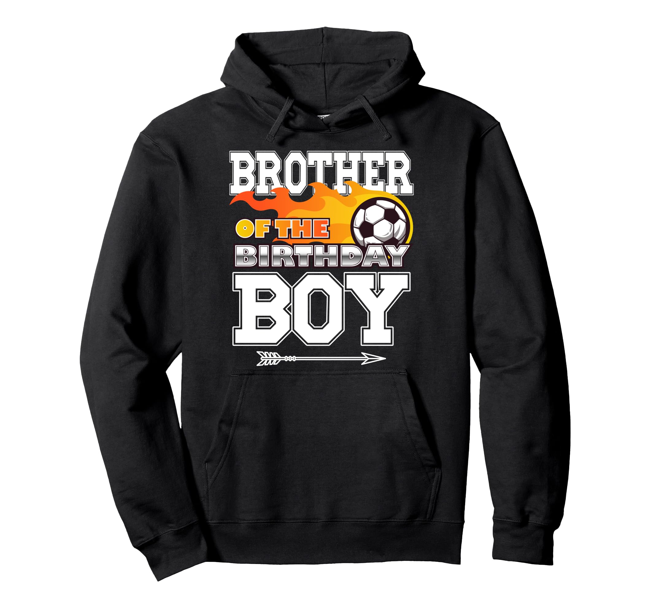 Brother Birthday Soccer Sport Matching Hoodie - Streetwear Style Unisex - T-Shirt, Sweatshirt, Hoodie