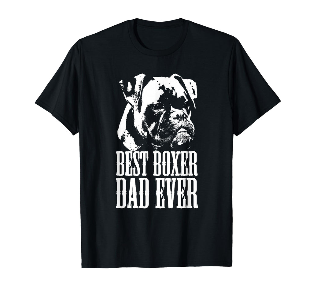 Best Boxer Dad Ever Dog Dad Love T-Shirt - Aesthetic Graphic for Adults - T-Shirt, Sweatshirt, Hoodie