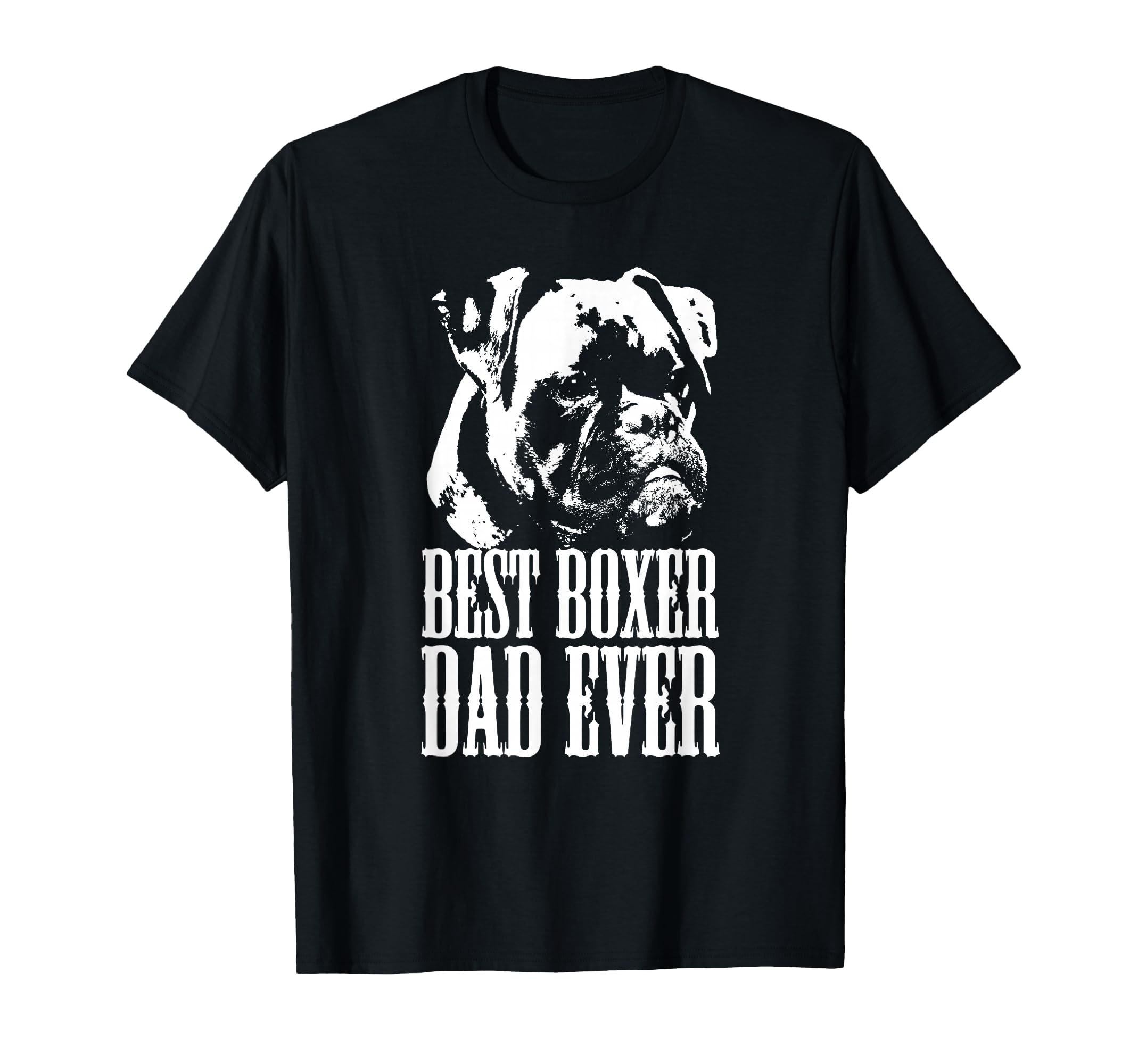 Best Boxer Dad Ever Dog Dad Love T-Shirt - Aesthetic Graphic for Adults - T-Shirt, Sweatshirt, Hoodie