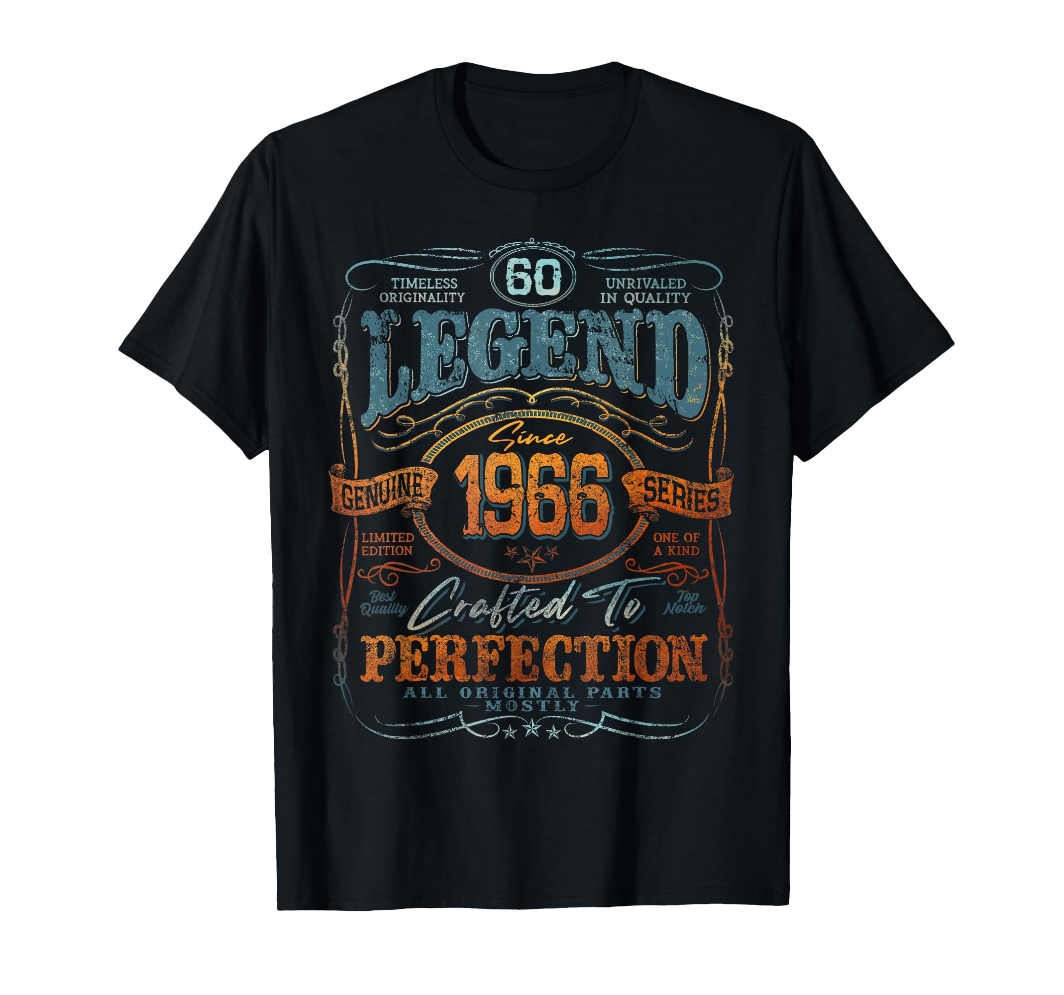 1966 60 Year Old 60Th Birthday T-Shirt - Novelty Apparel for Adults - T-Shirt, Sweatshirt, Hoodie