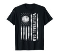 Usa Flag Volleyball Dad Fathers Day T Sweatshirt - Custom Art Print Unisex - T-Shirt, Sweatshirt, Hoodie