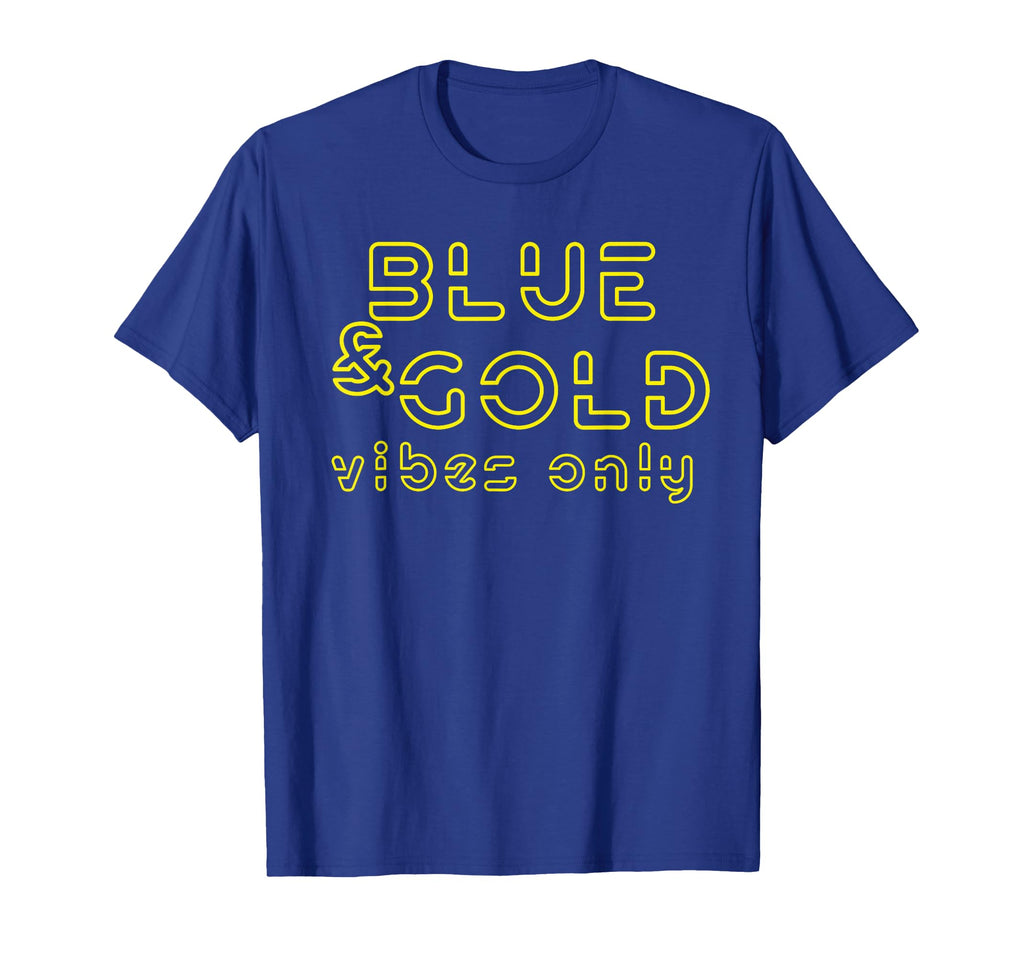 Blue And Gold Team Group Game Day T-Shirt - Streetwear Style for Adults - T-Shirt, Sweatshirt, Hoodie