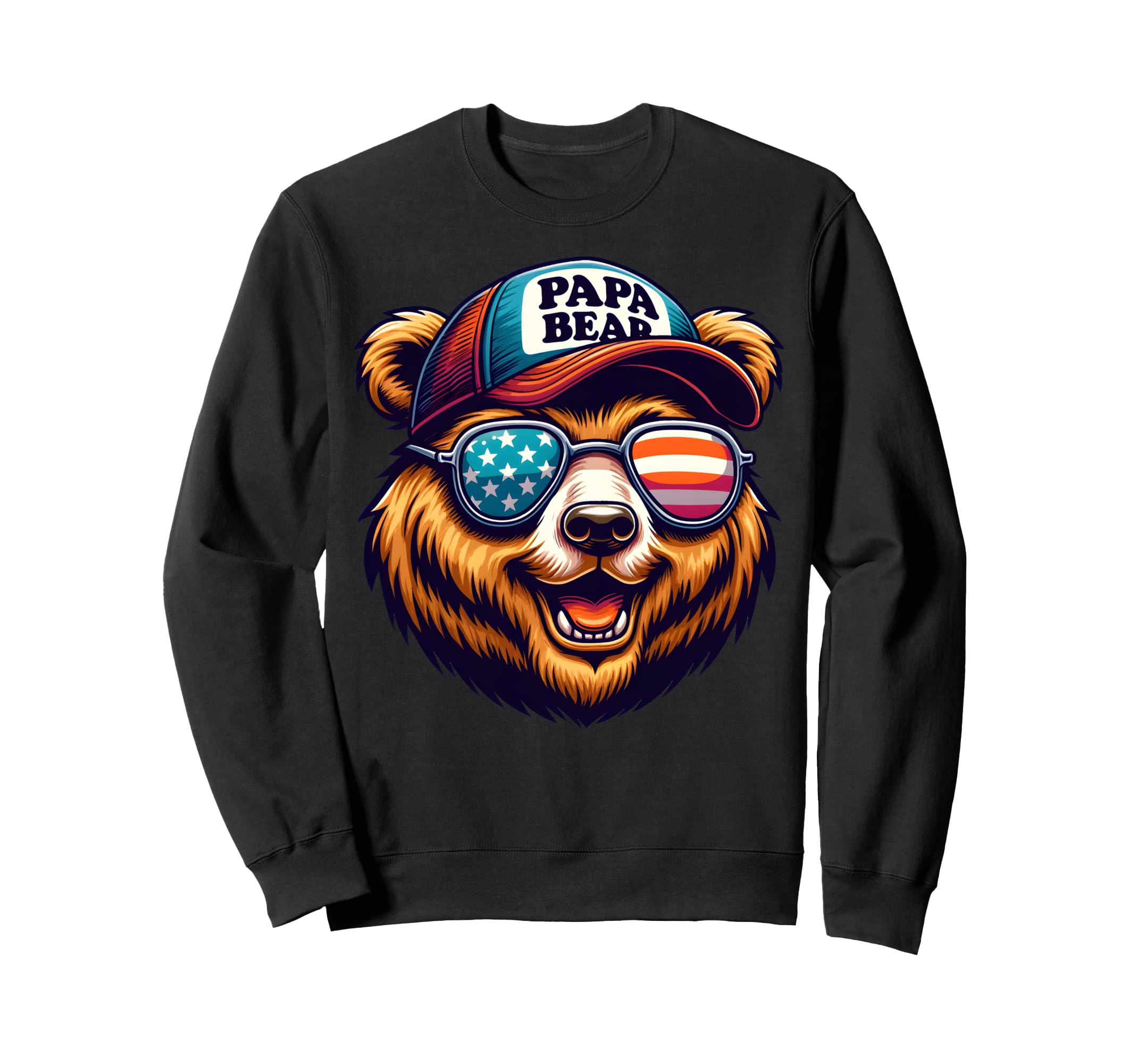 Papa Bear Gifts Funny Birthday Fun Sweatshirt - Novelty Apparel Unisex - T-Shirt, Sweatshirt, Hoodie