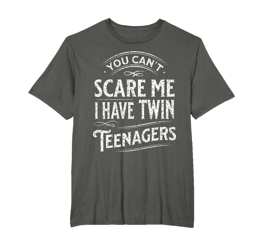 You Cant Scare Me I Have Twin T-Shirt - Minimalist Print Men Women - T-Shirt, Sweatshirt, Hoodie