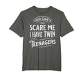 You Cant Scare Me I Have Twin T-Shirt - Minimalist Print Men Women - T-Shirt, Sweatshirt, Hoodie
