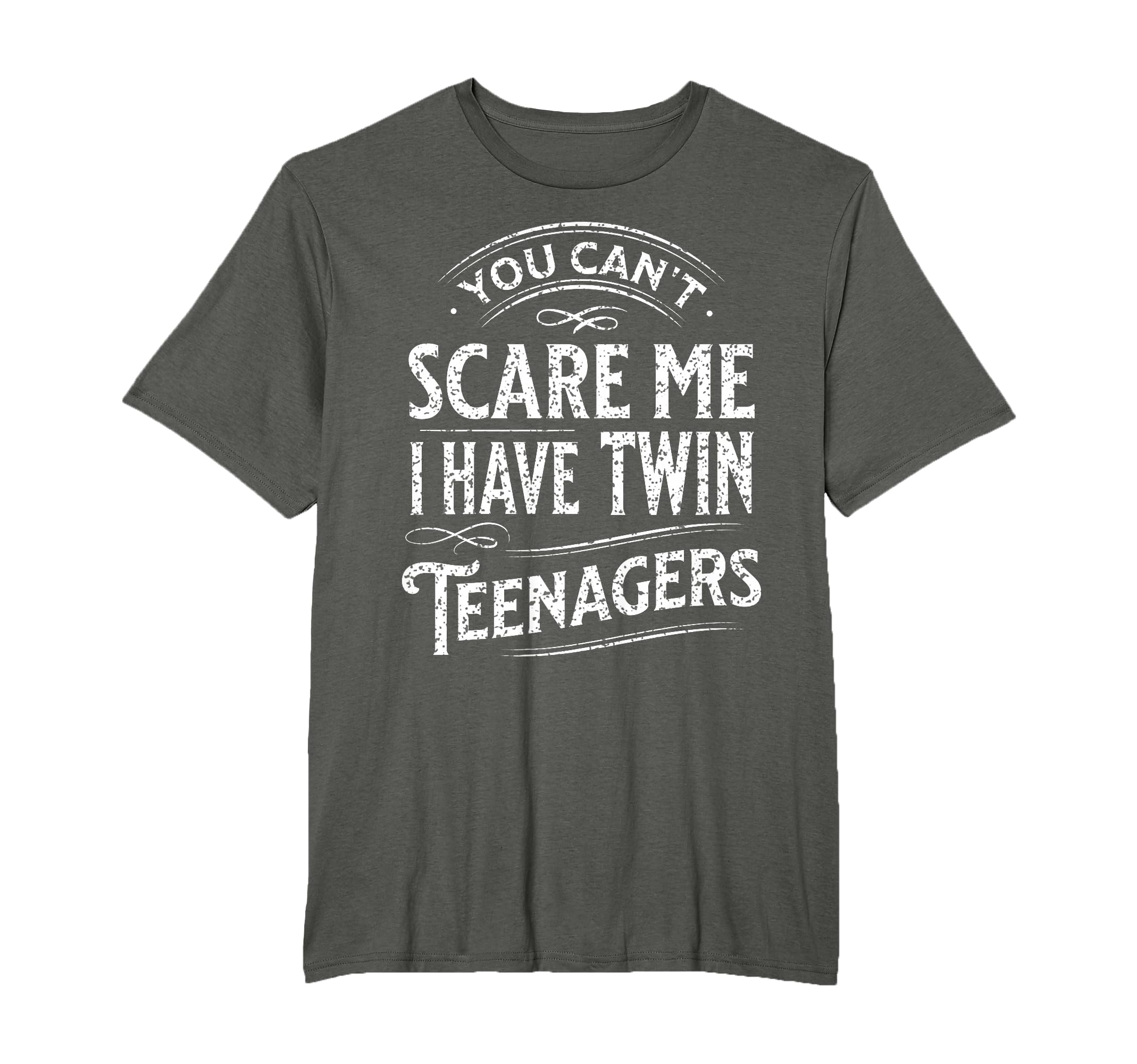 You Cant Scare Me I Have Twin T-Shirt - Minimalist Print Men Women - T-Shirt, Sweatshirt, Hoodie