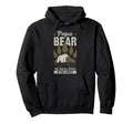 Papa Bear Gentle Power Dad Grandpa Hoodie - Trendy Graphic for Adults - T-Shirt, Sweatshirt, Hoodie