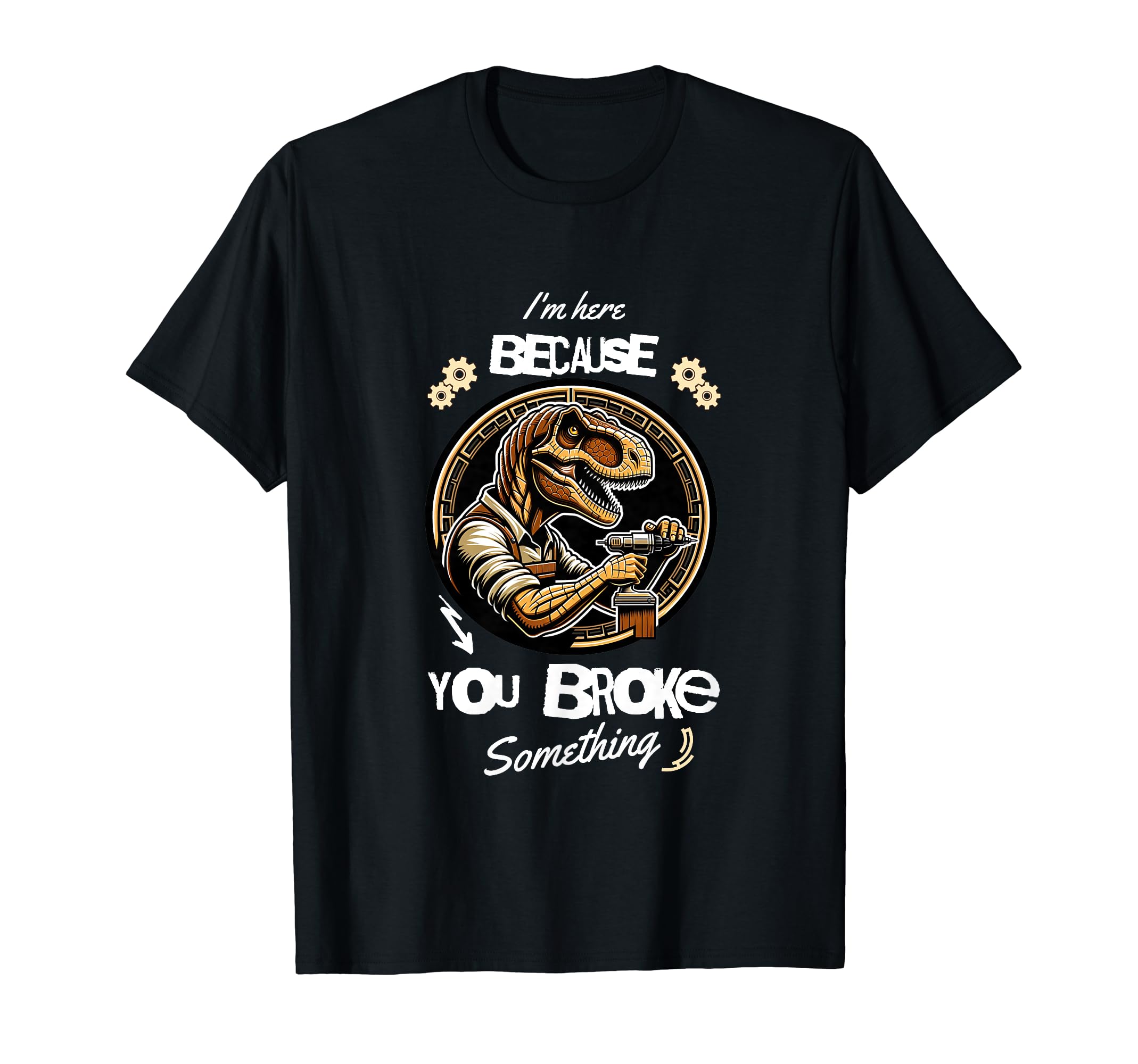 T Rex Mechanic Best Dad T-Shirt - Novelty Apparel Unisex - T-Shirt, Sweatshirt, Hoodie