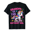 Grandpa Birthday Rolling Unicorn T-Shirt - Trendy Graphic for Adults - T-Shirt, Sweatshirt, Hoodie