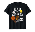 Funny Dad Ballers Softball Baseball T-Shirt - Novelty Apparel Men Women - T-Shirt, Sweatshirt, Hoodie