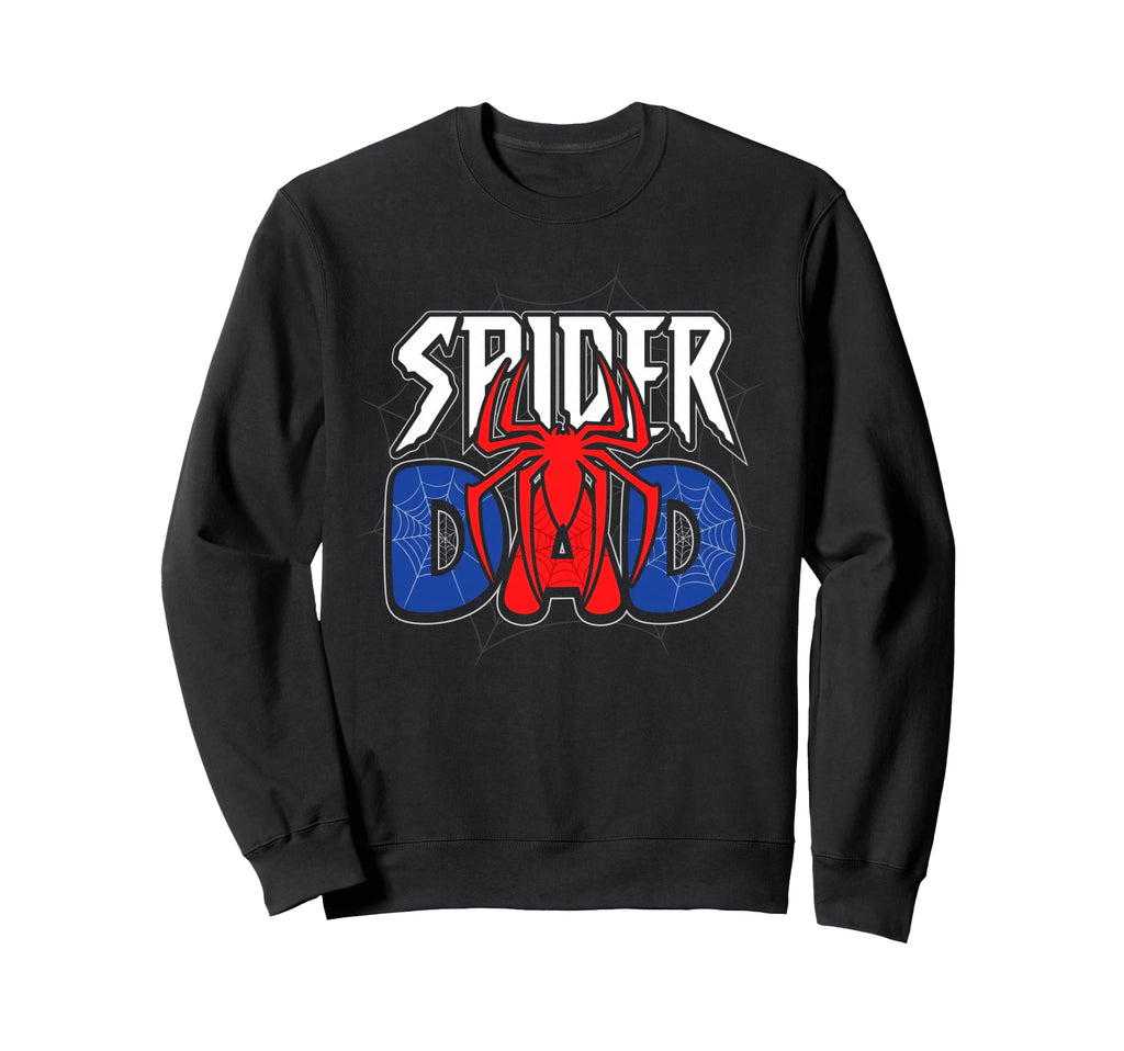 Spider Dad Family Matching Funny Sweatshirt - Graphic Print for Adults - T-Shirt, Sweatshirt, Hoodie