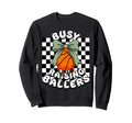 Busy Raising Ballers Coquette Bow Sweatshirt - Novelty Apparel Unisex - T-Shirt, Sweatshirt, Hoodie