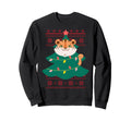 Ugly Cat X Mas Sweaters Mom Sweatshirt - Casual Everyday Wear for Adults - T-Shirt, Sweatshirt, Hoodie