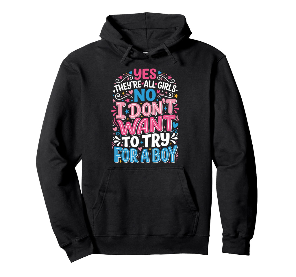 Dad All Father Daughters Hoodie - Fun Novelty Design Unisex - T-Shirt, Sweatshirt, Hoodie