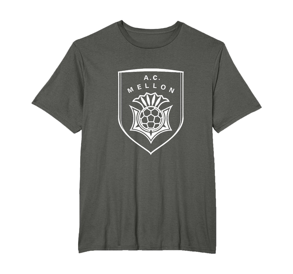 Ac Mellon Crest Club Soccer T-Shirt - Custom Art Print Men Women - T-Shirt, Sweatshirt, Hoodie